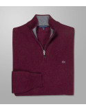 Outlet Knit Regular Fit Plain Bordeaux |Oxford Company eShop