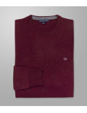 Outlet Knit Regular Fit Plain Bordeaux | Oxford Company eShop