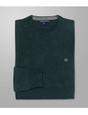 Outlet Knit Regular Fit Dark Green | Oxford Company eShop