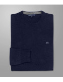 Outlet Knit Regular Fit Plain Dark Blue | Oxford Company eShop