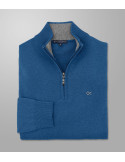 Outlet Knit Regular Fit Plain Petrol | Oxford Company eShop