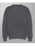 Outlet Knit Regular Fit Plain Dark Grey| Oxford Company eShop