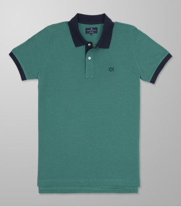 Outlet Polo Short Sleeve Regular Fit Green