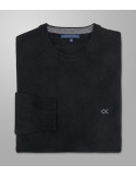 Outlet Knit Regular Fit Plain Black | Oxford Company eShop