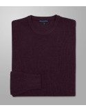 Outlet Knitted Regular Fit Plain Bordeaux | Oxford Company eShop