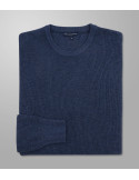 Outlet Knitted Regular Fit Plain Blue Indigo | Oxford Company eShop