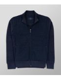 Cardigan Regular Fit Plain Dark Blue | Oxford Company eShop