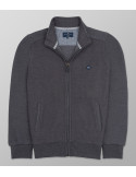 Cardigan Regular Fit Plain Dark Grey| Oxford Company eShop