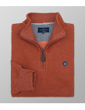 Sweatshirt Regular Fit Plain Orange | Oxford Company eShop