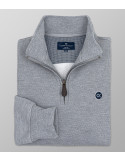 Sweatshirt Regular Fit Plain Grey| Oxford Company eShop